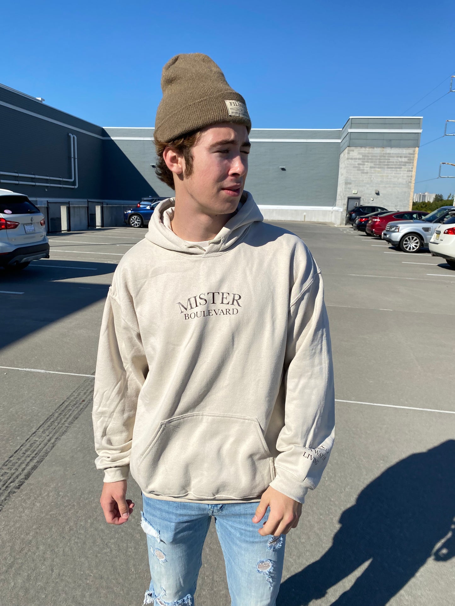 Tan Mister Boulevard Sweatshirt