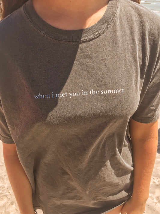 When I Met You in the Summer T-shirt